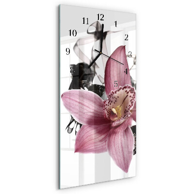 Orologio verticale Orchidea