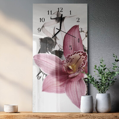 Orologio verticale Orchidea