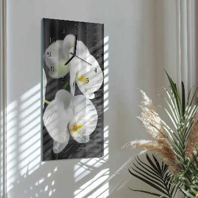 Orologio verticale Orchidea