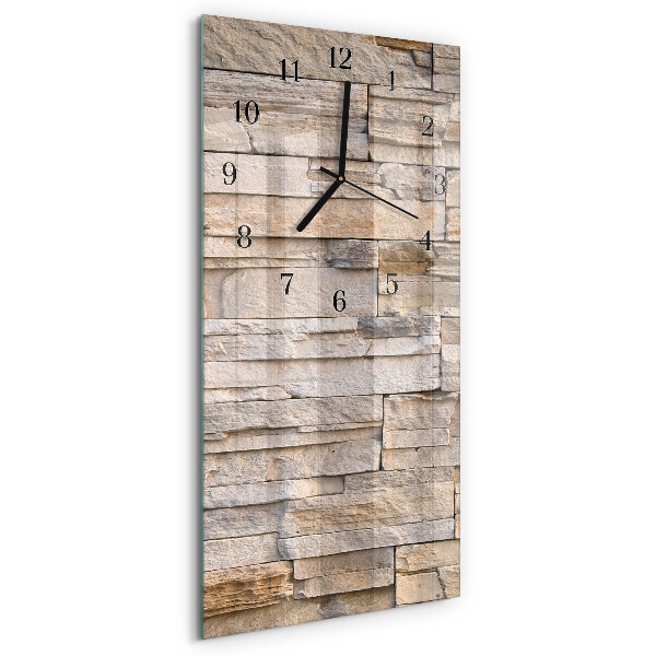 Orologio verticale Muro di pietra