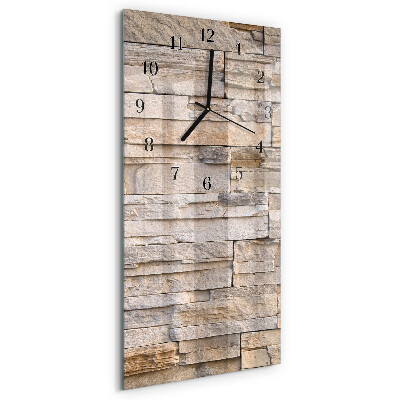 Orologio verticale Muro di pietra