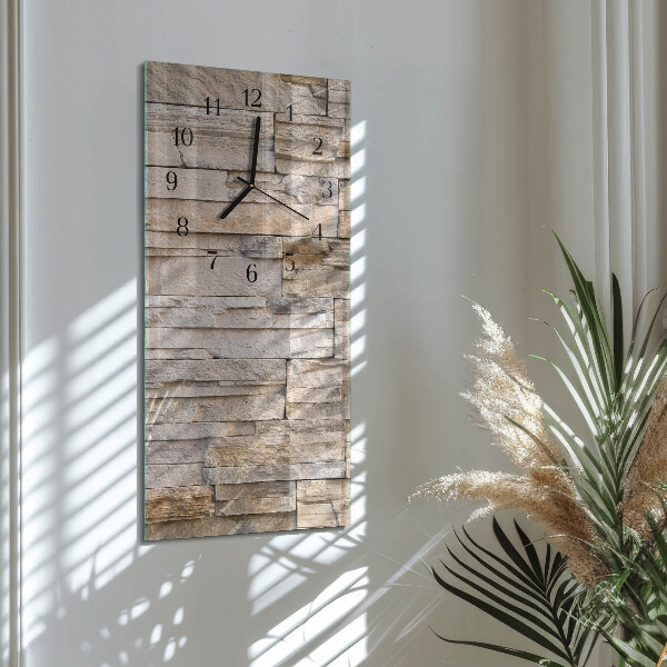 Orologio verticale Muro di pietra