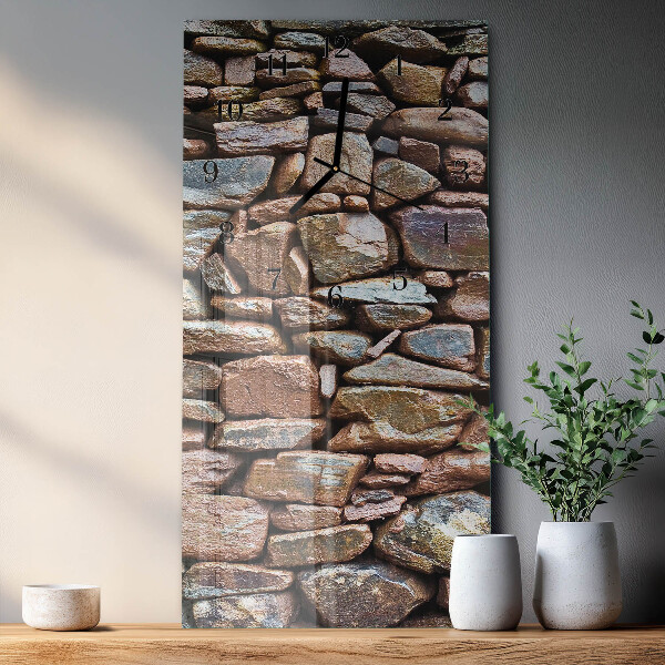 Orologio verticale Muro di pietra