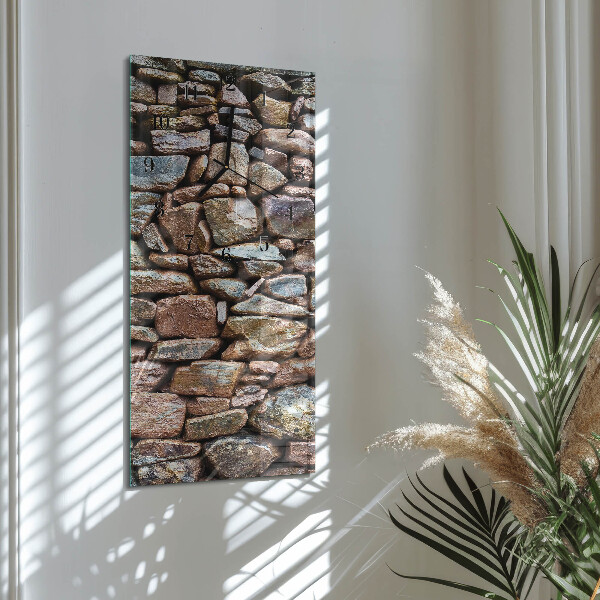Orologio verticale Muro di pietra