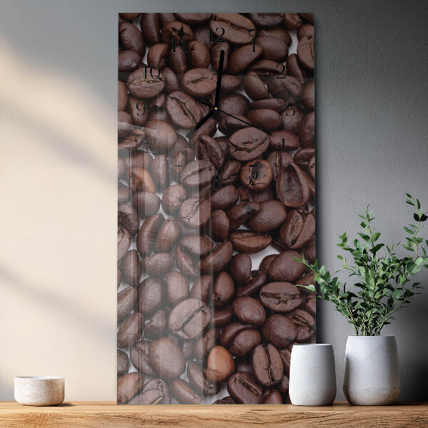 Orologio verticale chicchi di caffè