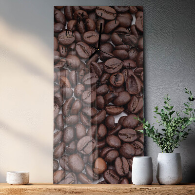 Orologio verticale chicchi di caffè