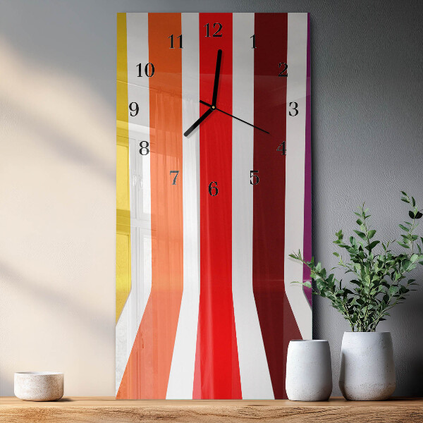Orologio verticale Strisce
