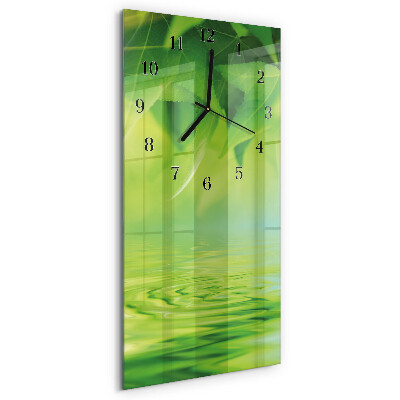 Orologio verticale Foglie