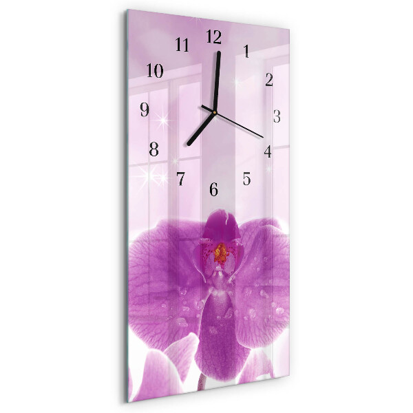 Orologio verticale Orchidea