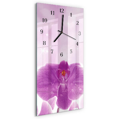 Orologio verticale Orchidea