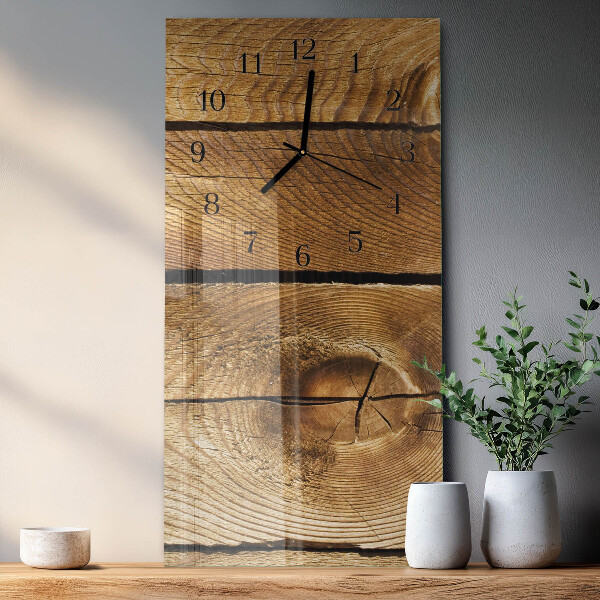 Orologio verticale Legna