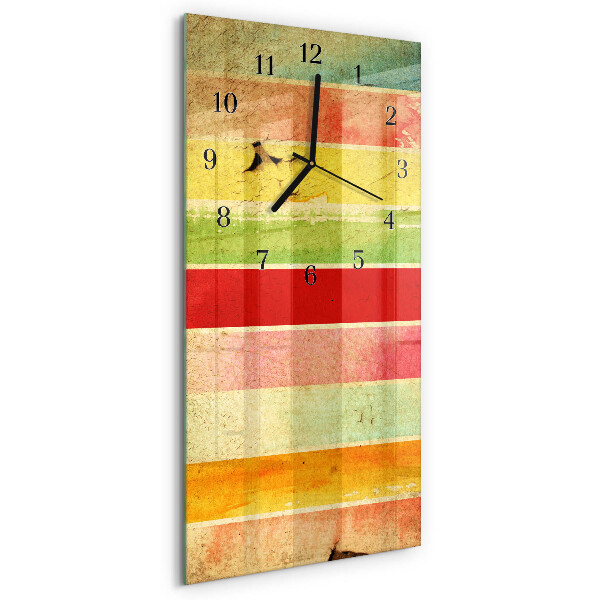 Orologio verticale Muro colorato