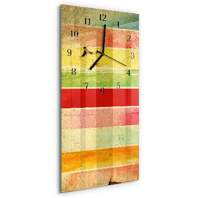Orologio verticale Muro colorato