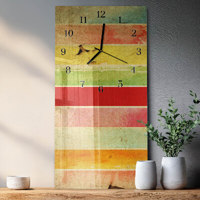 Orologio verticale Muro colorato