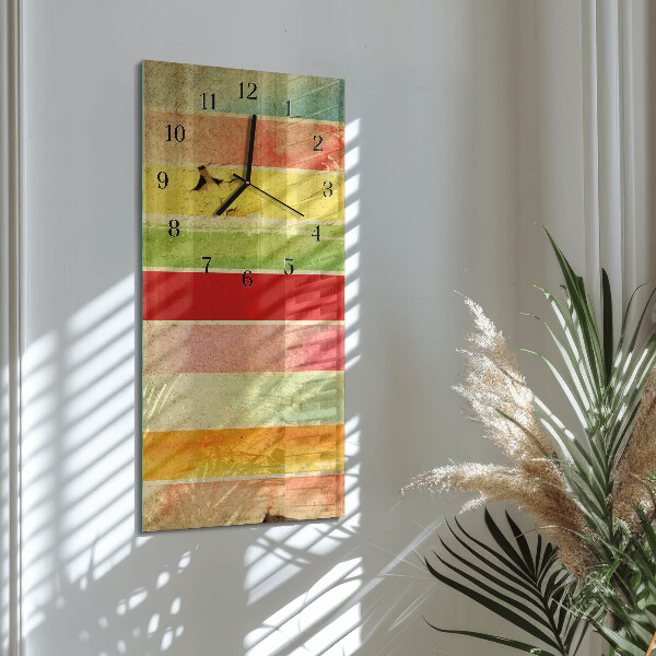 Orologio verticale Muro colorato