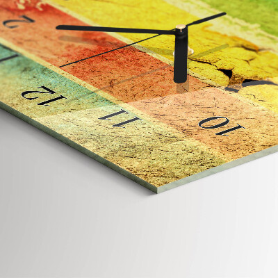 Orologio verticale Muro colorato