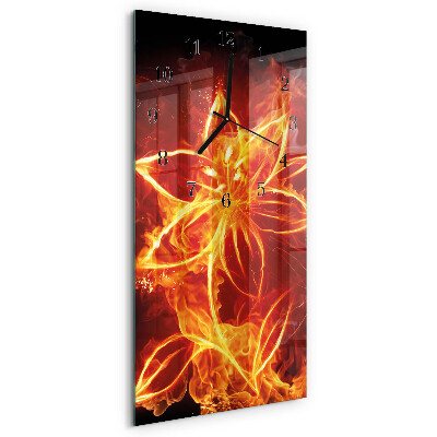 Orologio verticale Fiamma di fuoco