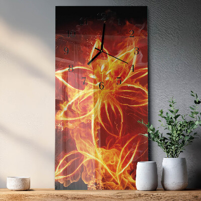 Orologio verticale Fiamma di fuoco