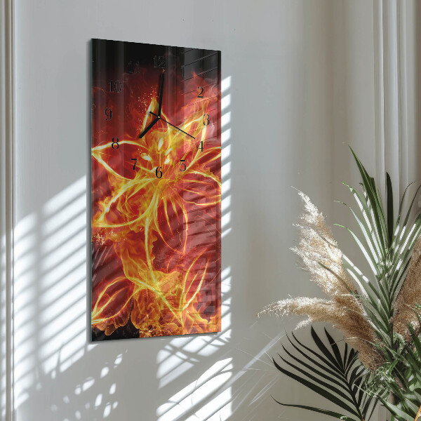 Orologio verticale Fiamma di fuoco