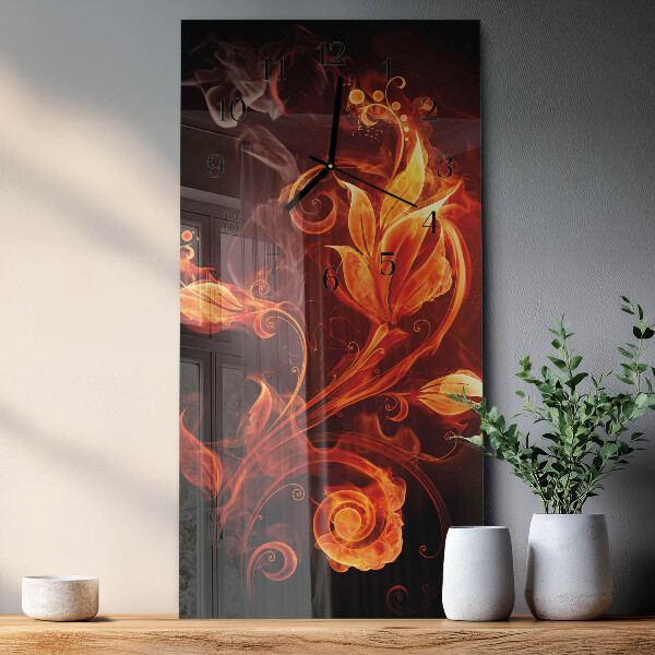Orologio verticale Fiamma di fuoco