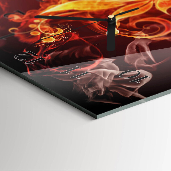 Orologio verticale Fiamma di fuoco