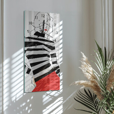 Orologio verticale Donna bianca