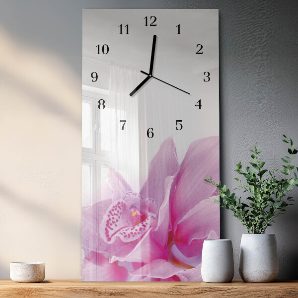 Orologio verticale Orchidea