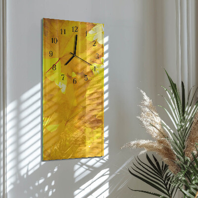 Orologio verticale Foglie