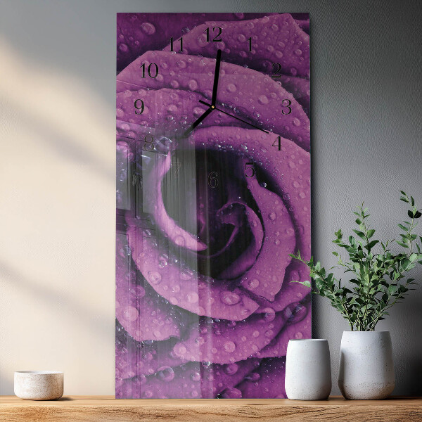 Orologio verticale Rosa