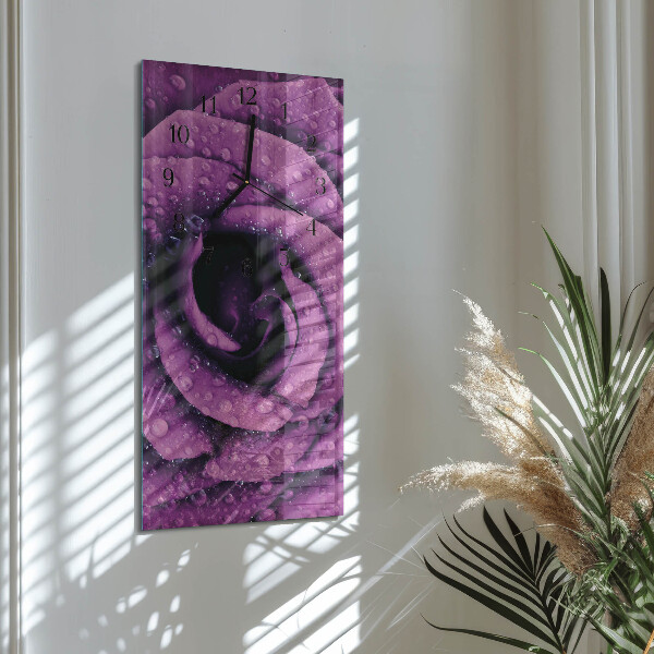 Orologio verticale Rosa