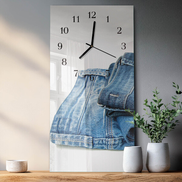Orologio verticale Jeans