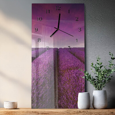 Orologio verticale Campo di lavanda
