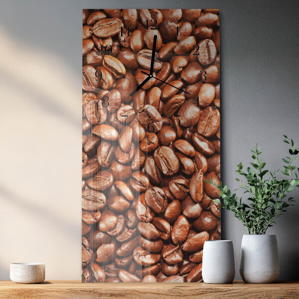 Orologio verticale chicchi di caffè