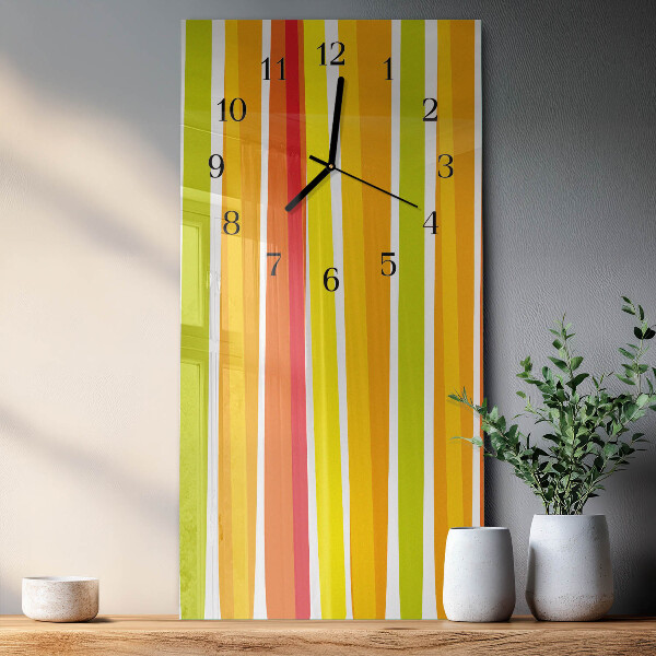 Orologio verticale Strisce