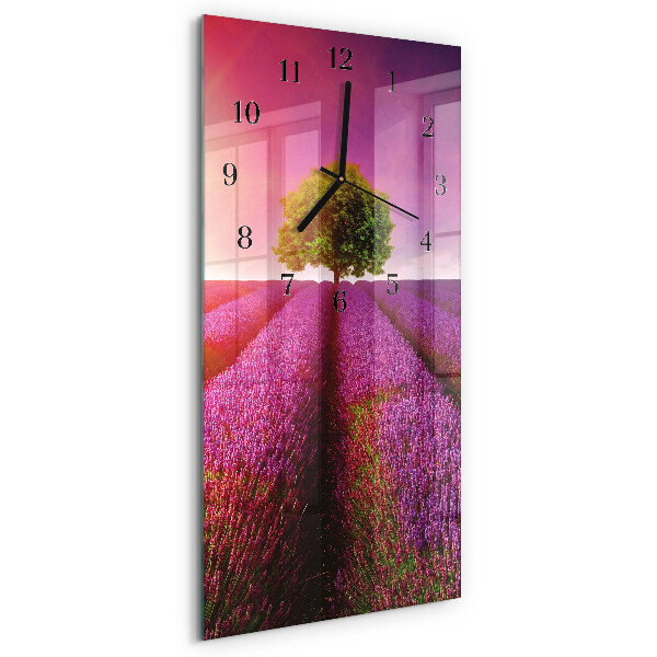 Orologio verticale Albero di lavanda