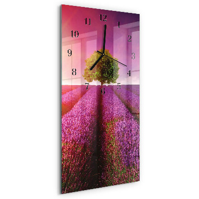 Orologio verticale Albero di lavanda