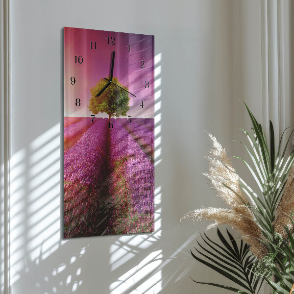 Orologio verticale Albero di lavanda