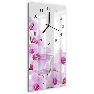 Orologio verticale Orchidee