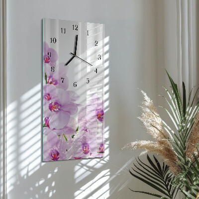 Orologio verticale Orchidee
