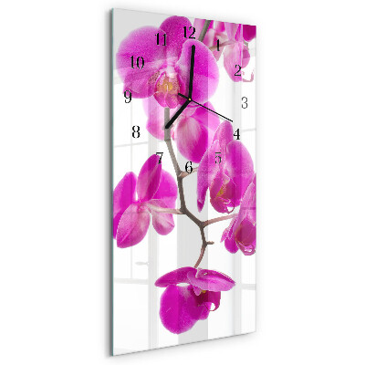 Orologio verticale Orchidee