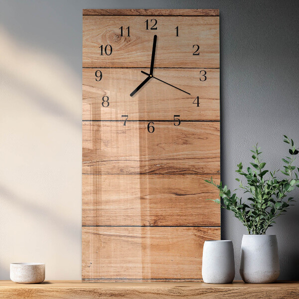 Orologio verticale pannelli di legno