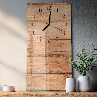 Orologio verticale pannelli di legno