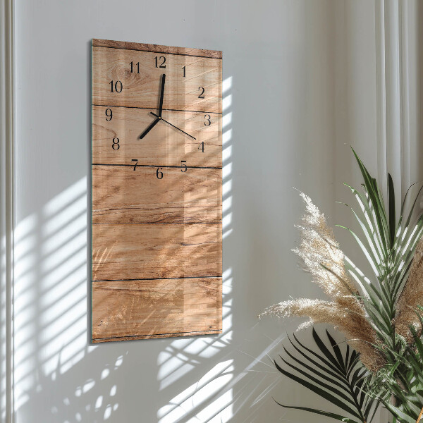 Orologio verticale pannelli di legno