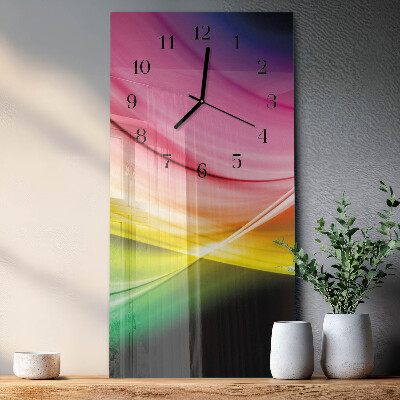 Orologio verticale Linee astratte