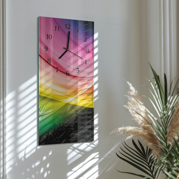 Orologio verticale Linee astratte
