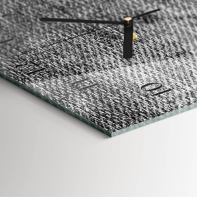 Orologio verticale Materiale