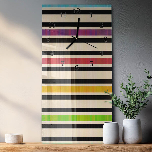 Orologio verticale Strisce