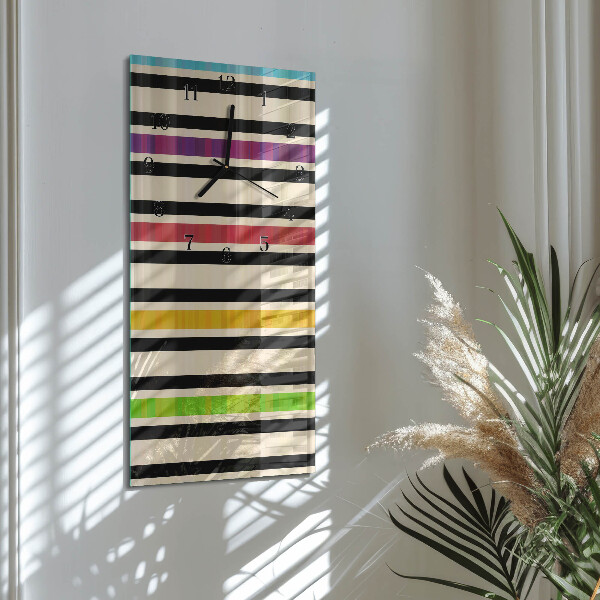 Orologio verticale Strisce