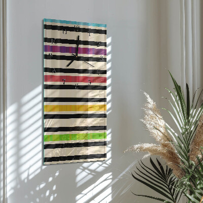Orologio verticale Strisce