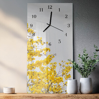 Orologio verticale Albero fiorito